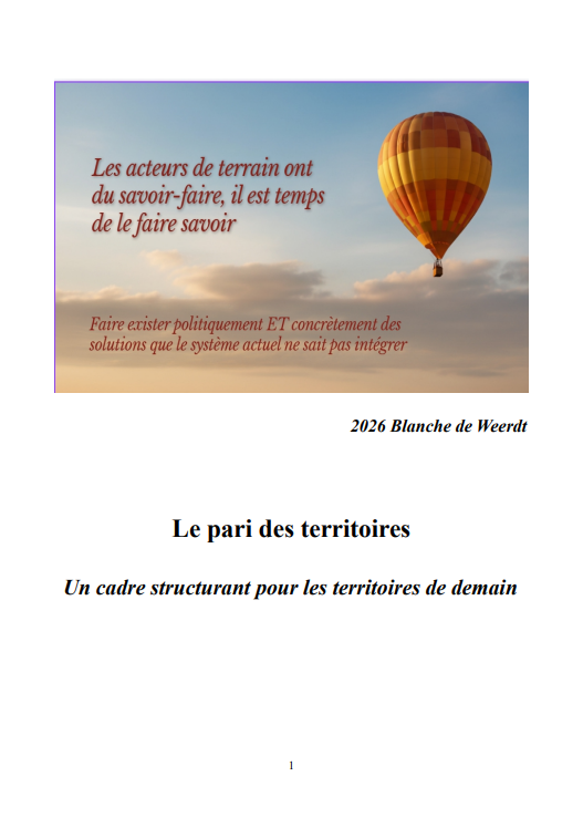 Le pari des Territoires